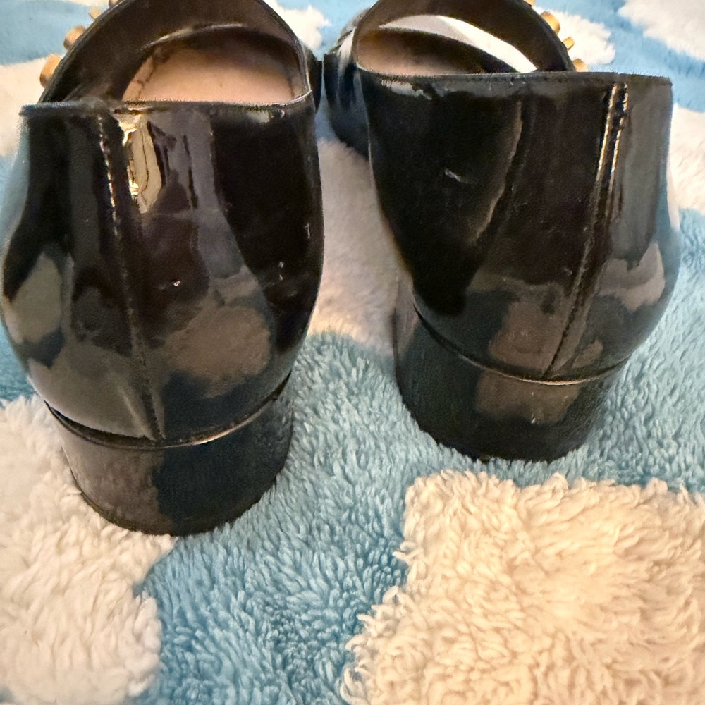 Dior Baby-D Black Patent Leather Mary Jane Pumps - Picture 7 of 8